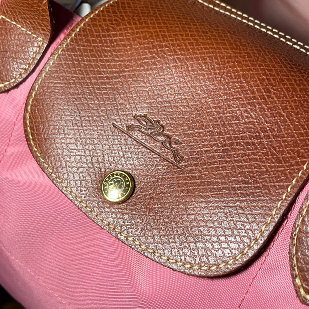 Longchamp Made in France Practical Orchid Pink Open Tote Les Pliages